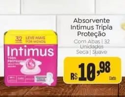 Novo Atacarejo Absorvente Intimus Tripla Proteção oferta