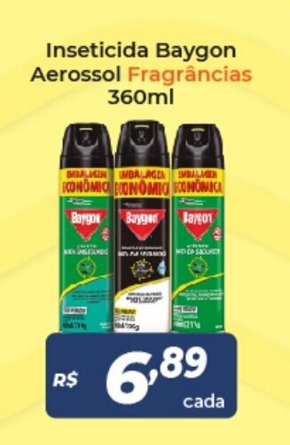 Inseticida Baygon Aerosol Fragrancias 360ml