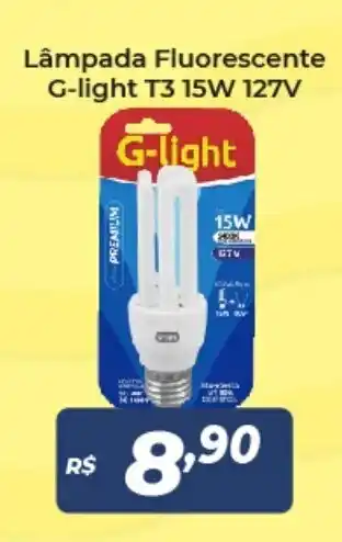 Lampada Fluorescente G-light T3 15W 127V