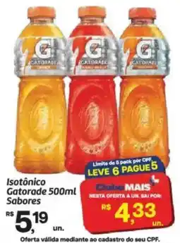 Fort Atacadista Isotônico Gatorade Sabores oferta