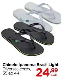 Carrefour Chinelo Ipanema Brasil Light oferta