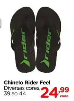 Carrefour Chinelo Rider Chinelo Rider Feel Diversas cores, oferta