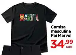 Carrefour Camisa masculina Pai Marvel oferta