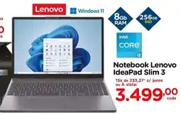 Carrefour Notebook Lenovo IdeaPad Slim 3 oferta