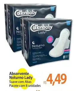 Atacadão Absorvente Noturno Lady oferta