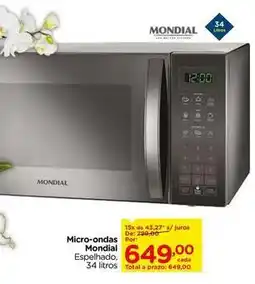 Carrefour Mondial - micro-ondas oferta