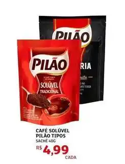 Assaí Atacadista Pilão - café solúvel tipos oferta