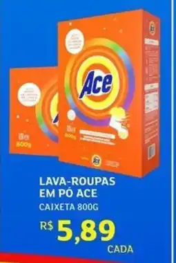 Assaí Atacadista Lava-roupas em pó ace oferta