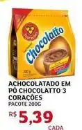 Assaí Atacadista 3 corações - achocolatado em po chocolatto oferta