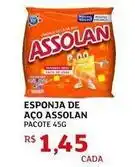 Assaí Atacadista Assolan - esponja de aço oferta