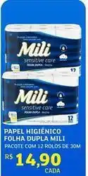 Assaí Atacadista Mili - papel higiênico folha dupla oferta