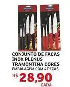 Assaí Atacadista Jumper cores - conjunto de facas inox plenus tramontina oferta