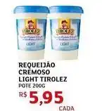 Assaí Atacadista Tirolez - requeijão cremoso light oferta