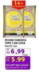 Assaí Atacadista Casa - feijão carioca tipo 1 oferta