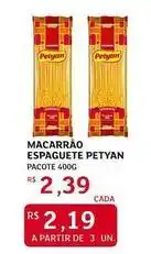 Assaí Atacadista Petyan - macarrão espaguete oferta