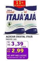 Assaí Atacadista Cristal - açúcar oferta