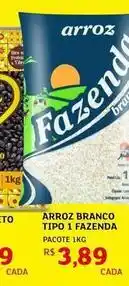 Assaí Atacadista Fazenda - arroz branco tipo 1 oferta