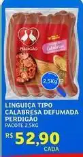 Assaí Atacadista Perdigão - linguiça tipo calabresa defumada oferta