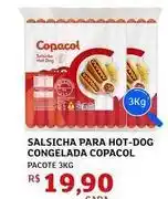 Assaí Atacadista Copacol - salsicha para hot-dog congelada oferta