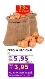 Assaí Atacadista De - cebola nacional oferta