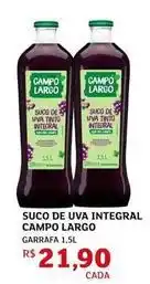 Assaí Atacadista Campo largo - suco de uva integral oferta