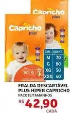 Assaí Atacadista Capricho - fralda descartável plus hiper oferta