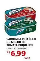 Assaí Atacadista Coqueiro - sardinha com oleo ou molho de tomate oferta