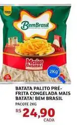 Assaí Atacadista Bem brasil - batata palito pre- frita congelada mais batata! oferta