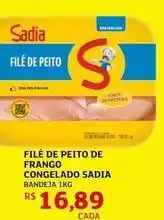 Assaí Atacadista Sadia - filé de peito de frango congelado oferta