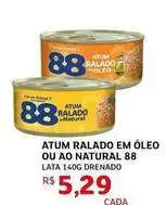 Assaí Atacadista Natural - atum ralado em óleo ou ao 88 oferta