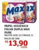 Assaí Atacadista Maxx - papel higiênico folha dupla pure oferta