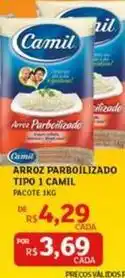 Assaí Atacadista Camil - arroz parboilizado tipo 1 oferta