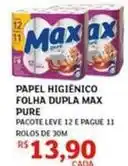 Assaí Atacadista Max - papel higiênico folha dupla pure oferta