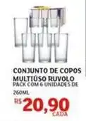 Assaí Atacadista Ruvolo - conjunto de copos multiuso oferta