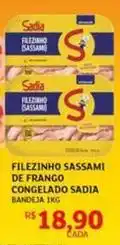 Assaí Atacadista Sadia - filezinho sassami de frango congelado oferta