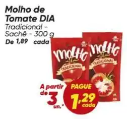 Dia Dia - molho de tomate oferta