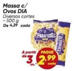 Dia Dia - massa c/ovos oferta