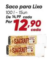 Dia De - saco para lixo oferta