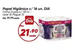 Dia Dia - papel higiênico c/16 un oferta
