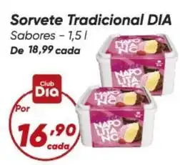 Dia Dia - sorvete tradicional oferta