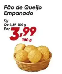 Dia De - pão de queijo empanado oferta