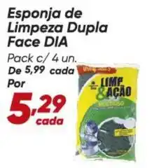 Dia Dia - esponja de limpeza dupla oferta