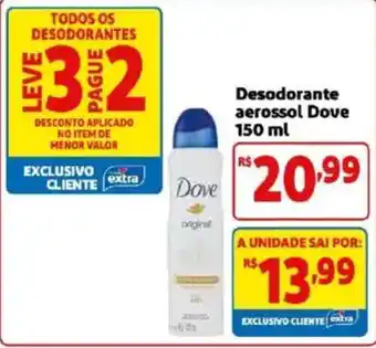 Desodorante aerossol dove