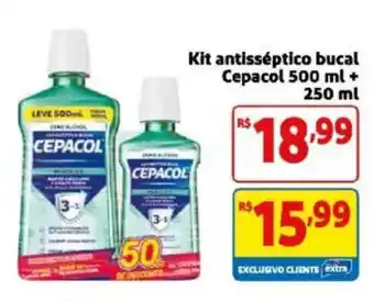 Kit antisséptico bucal cepacol