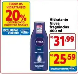 Mercado Extra Hidratante nivea fragrâncias oferta