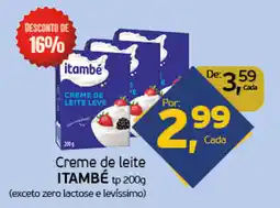 Cometa Supermercados Creme de leite ITAMBÉ tp 200g oferta