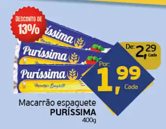 Cometa Supermercados Macarrão espaquete puríssima oferta