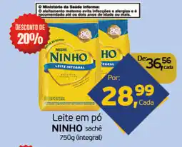 Cometa Supermercados Leite em pó NINHO sachê oferta
