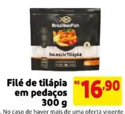 Mercado Extra Filé de tilápia em pedaços oferta