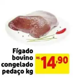 Mercado Extra Fígado bovino congelado pedaço oferta